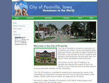 Tablet Screenshot of cityofpostville.com
